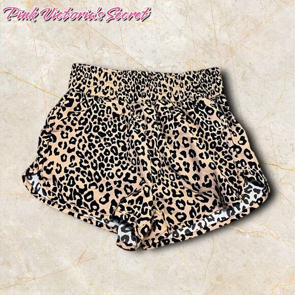 PINK Victoria’s Secret Leopard Print Active Shorts – Size XS - Picture 1 of 7